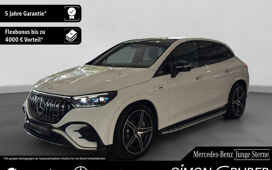 Mercedes-Benz EQE 43 4M SUV Night Trittbrett TVHyper Leder AHK